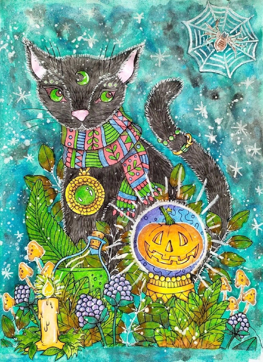 Работа от Daria_colloring_hobby