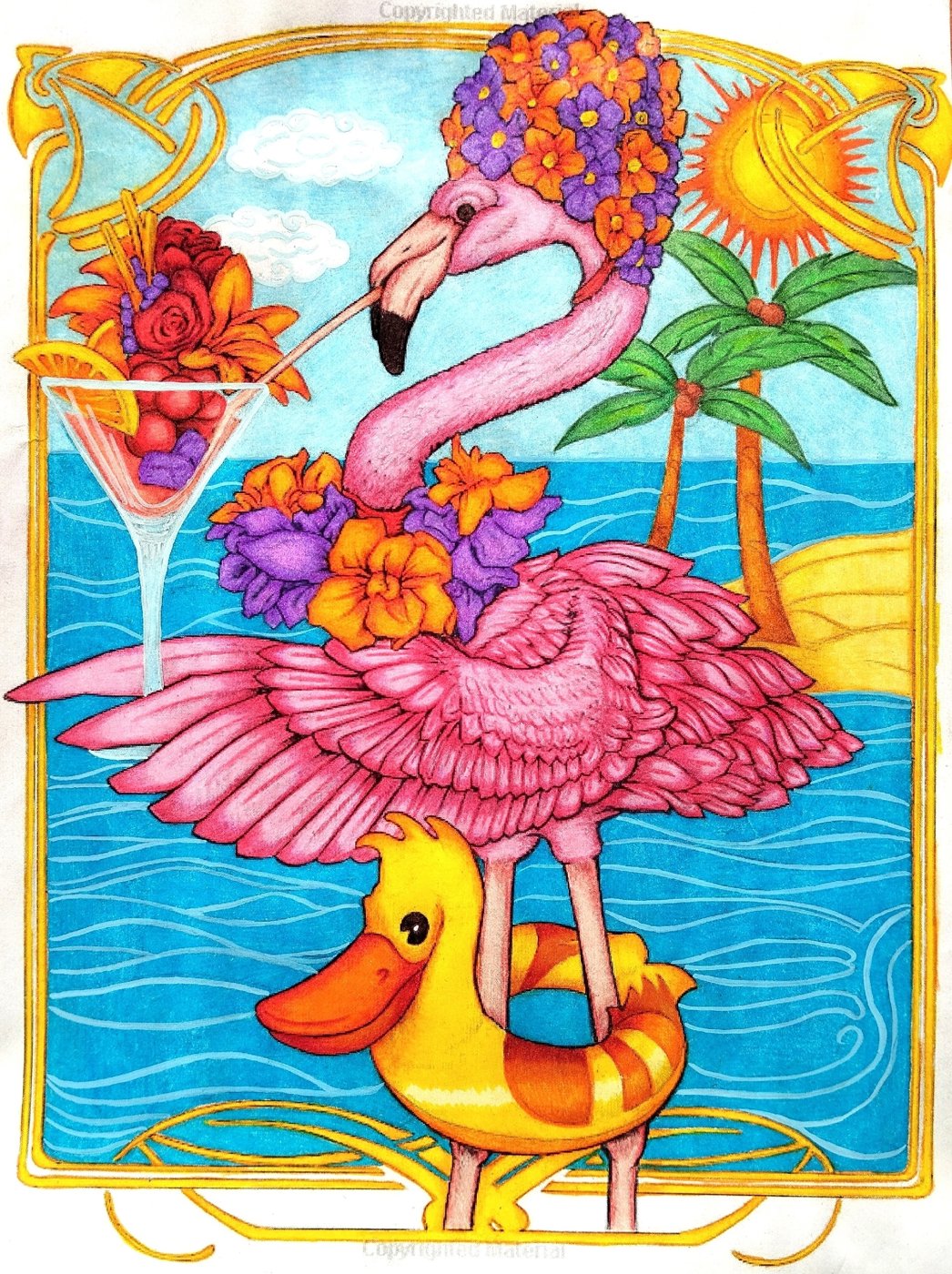 Работа от Daria_colloring_hobby