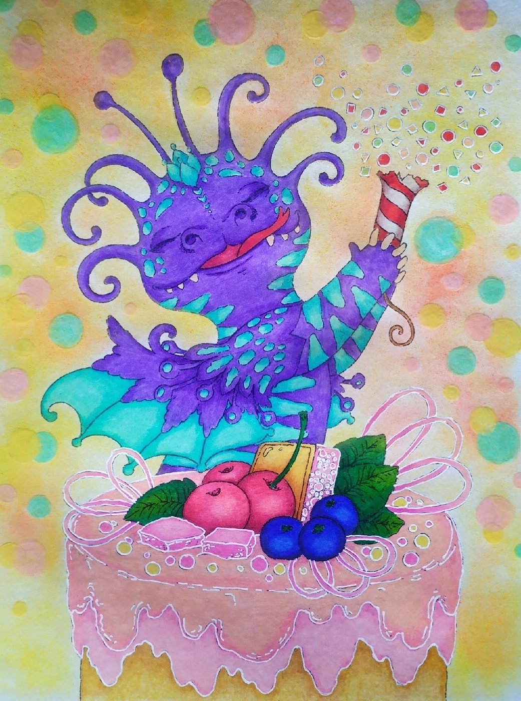 Работа от Daria_colloring_hobby