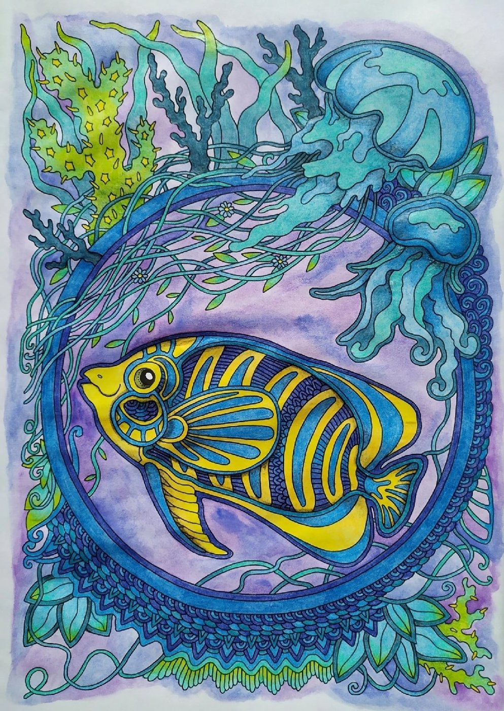 Работа от Daria_colloring_hobby