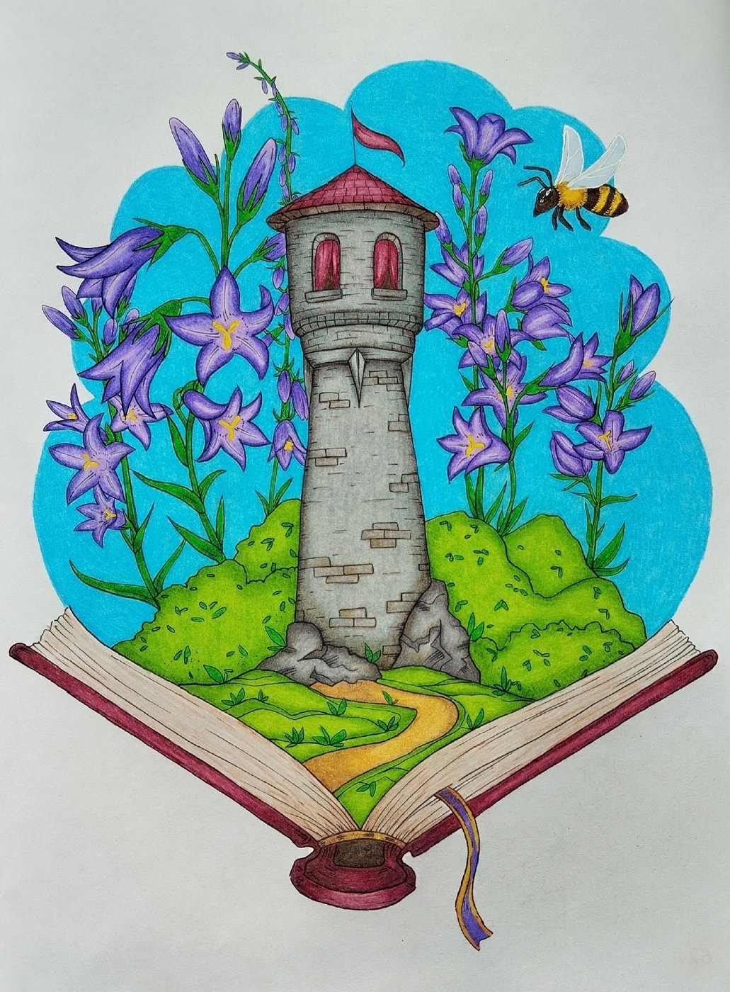 Работа от Daria_colloring_hobby