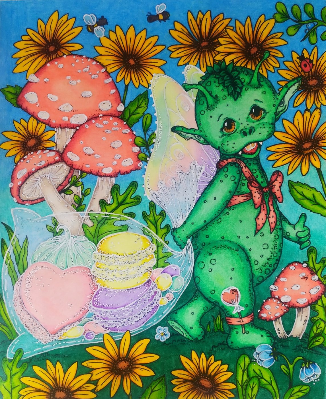 Работа от Daria_colloring_hobby