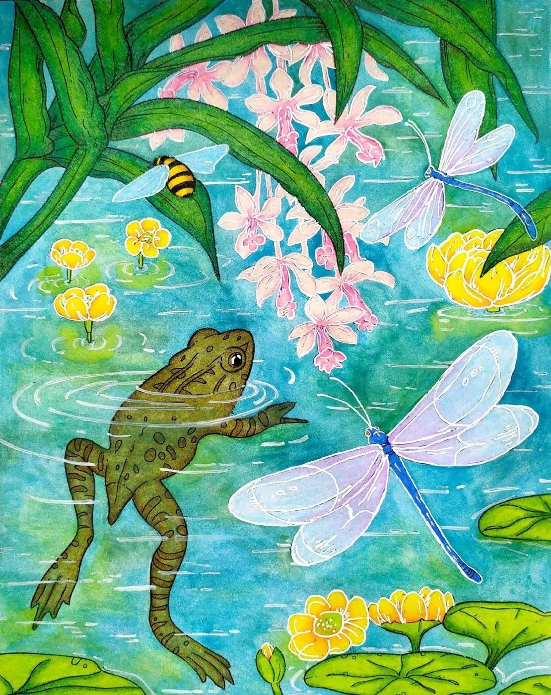 Работа от Daria_colloring_hobby