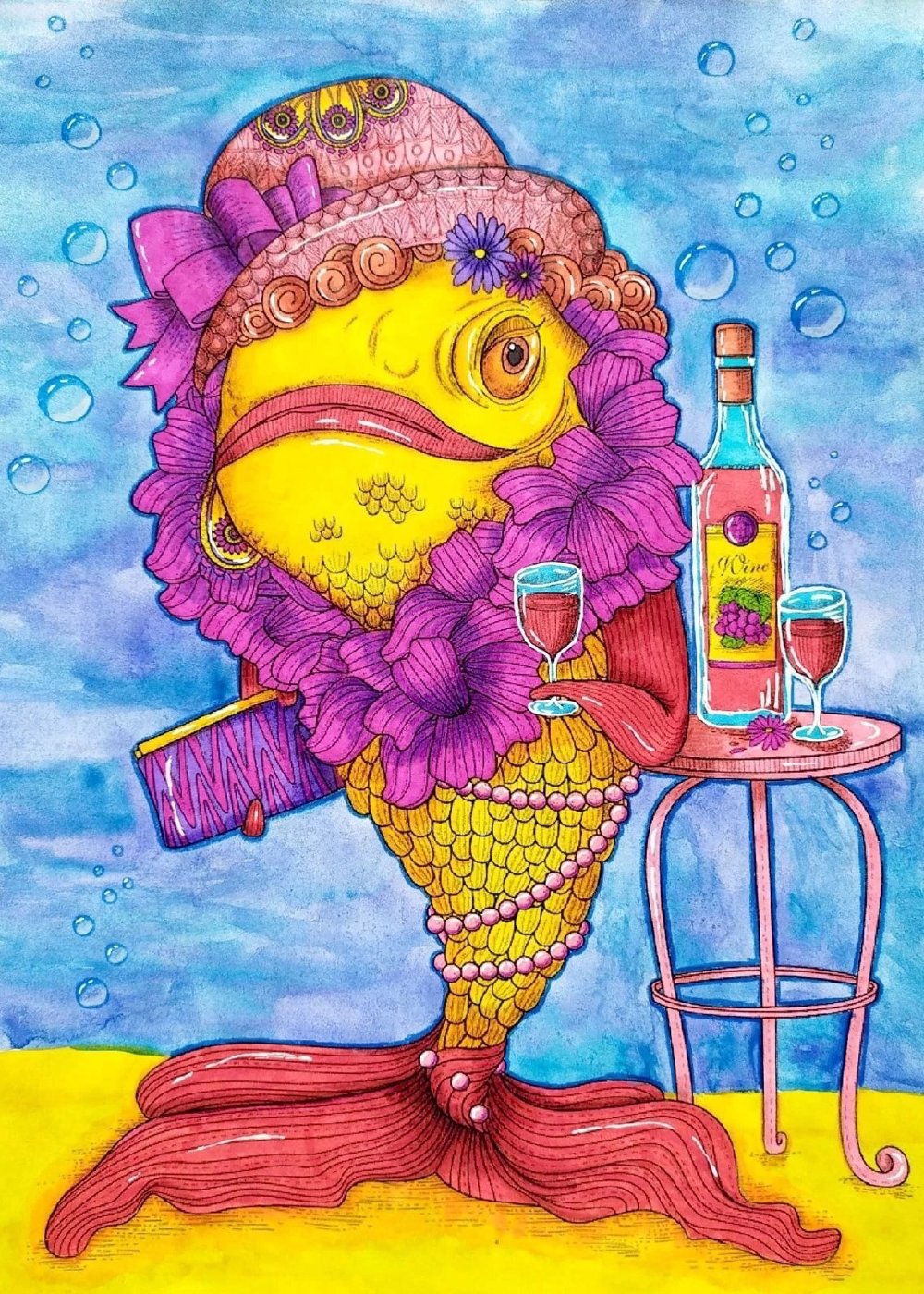 Работа от Daria_colloring_hobby