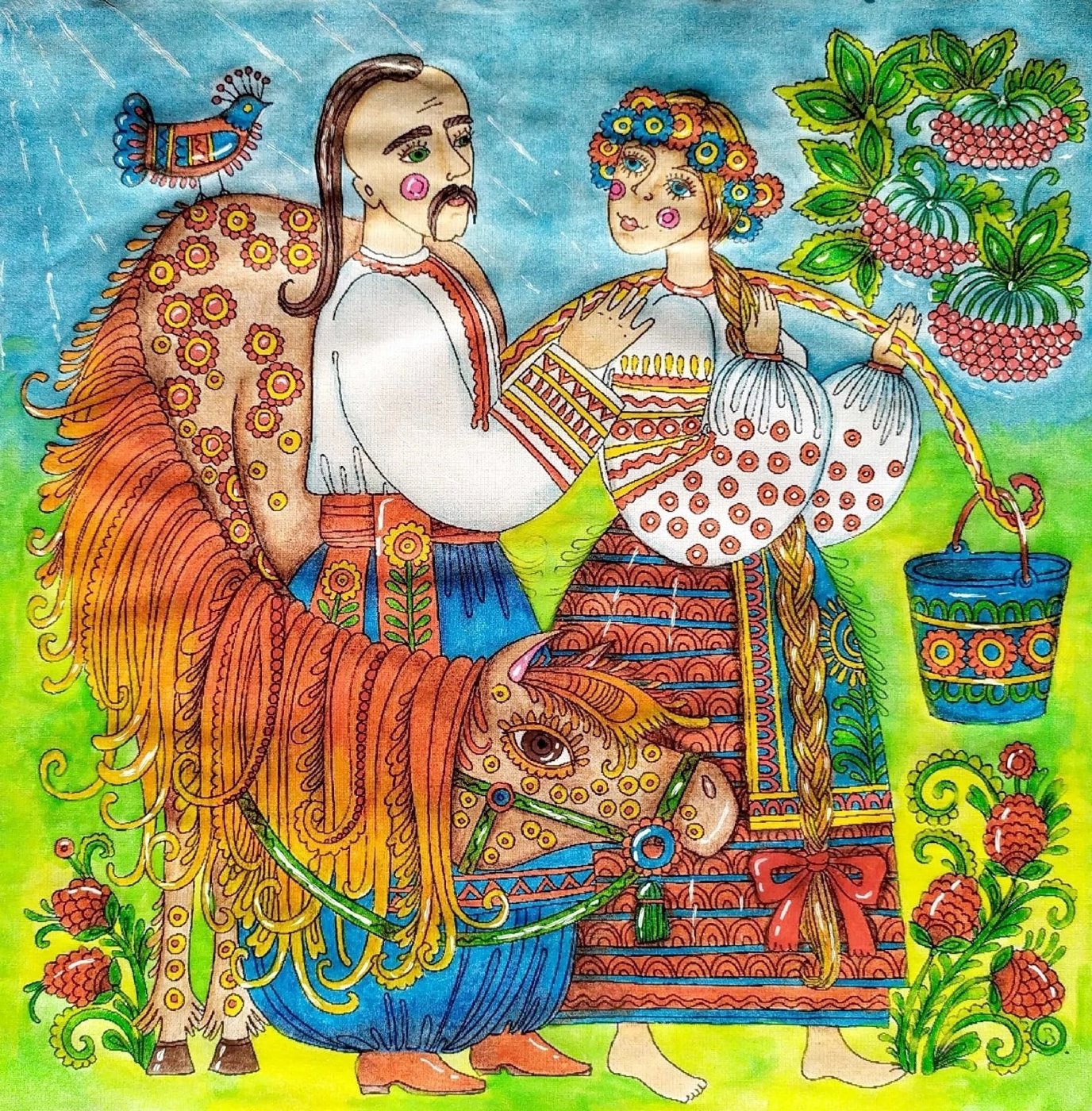 Работа от Daria_colloring_hobby