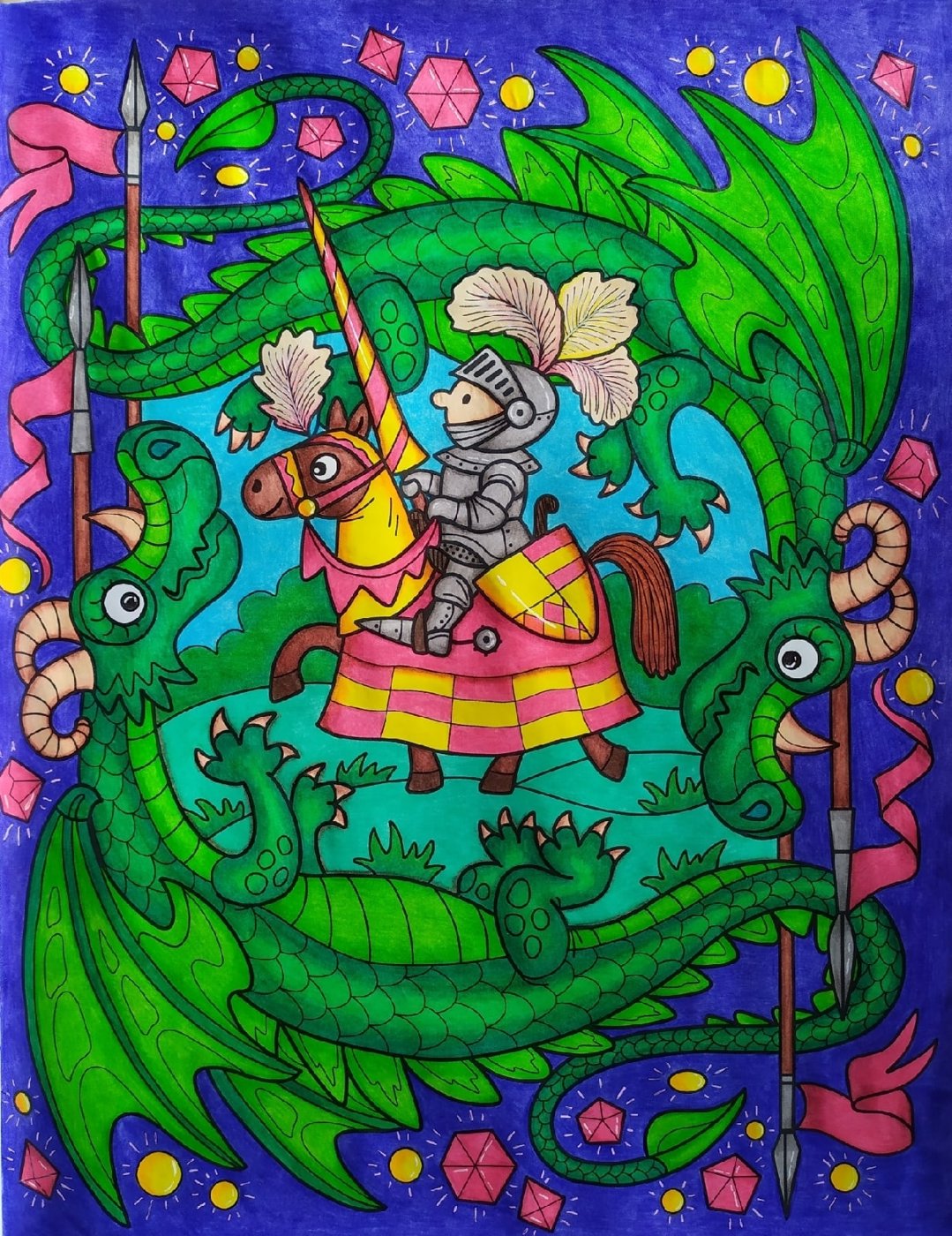 Работа от Daria_coloring_hobby