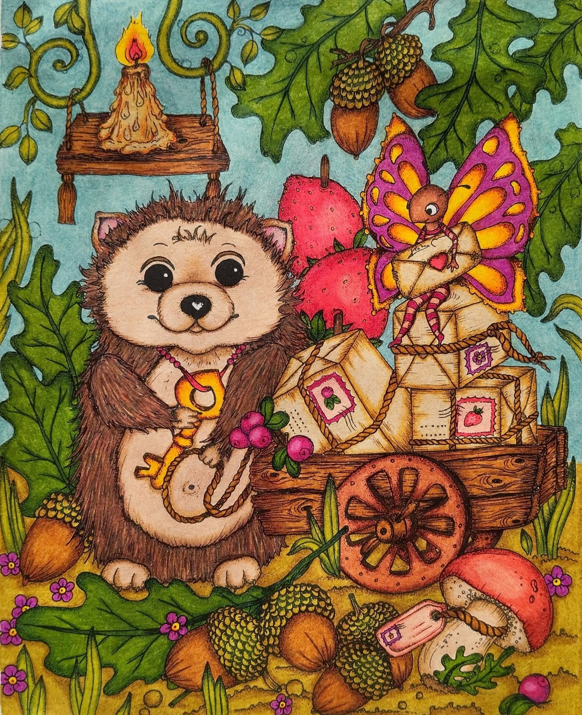 Работа от Daria_colloring_hobby