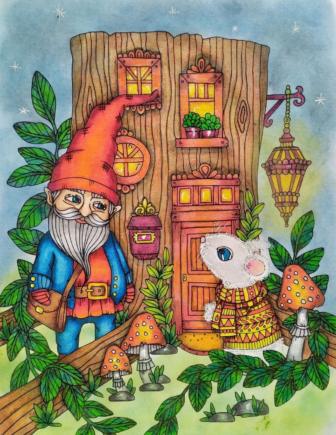 Работа от Daria_colloring_hobby