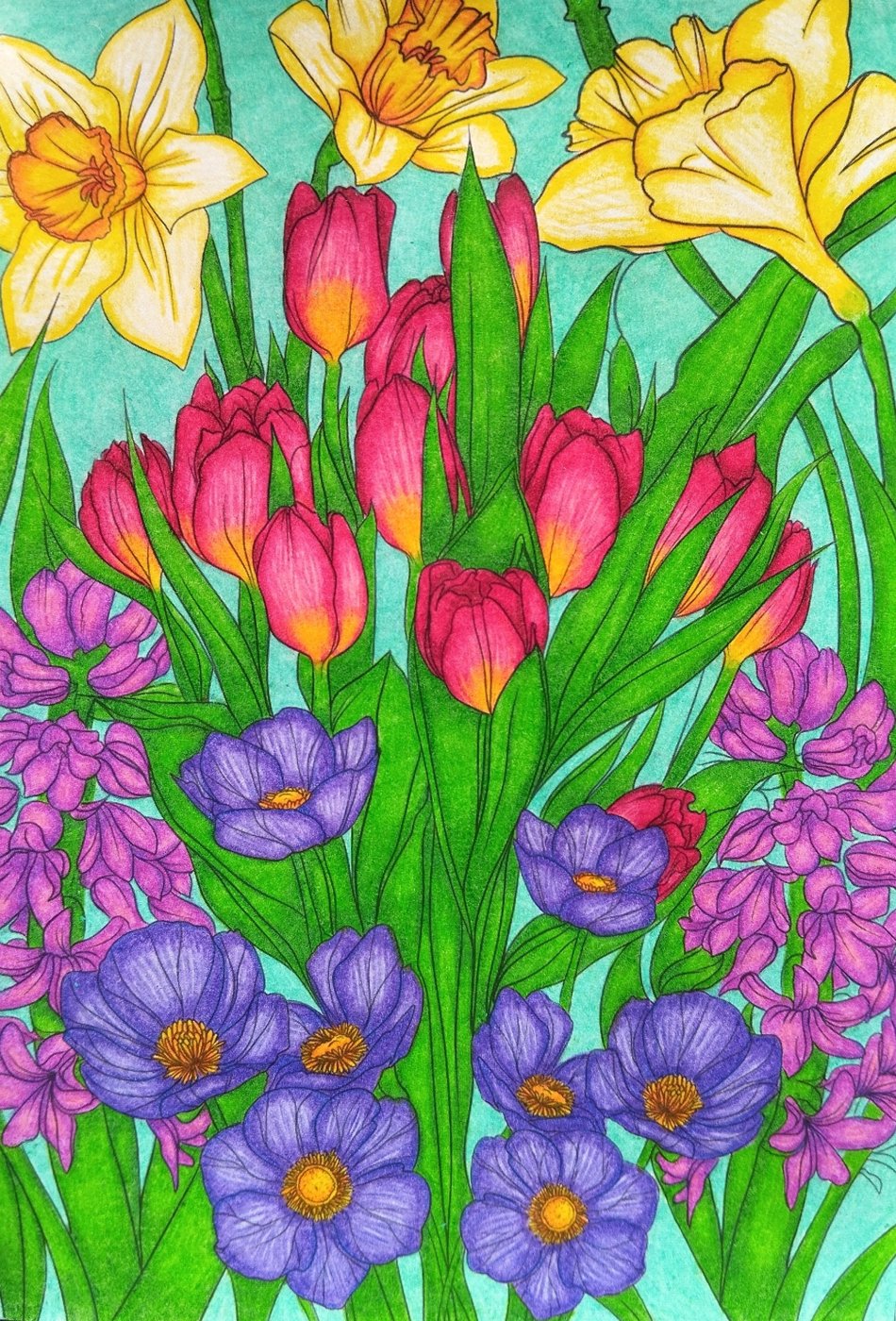 Работа от Daria_coloring_hobby