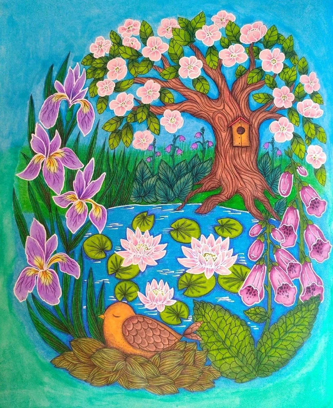 Работа от Daria_coloring_hobby