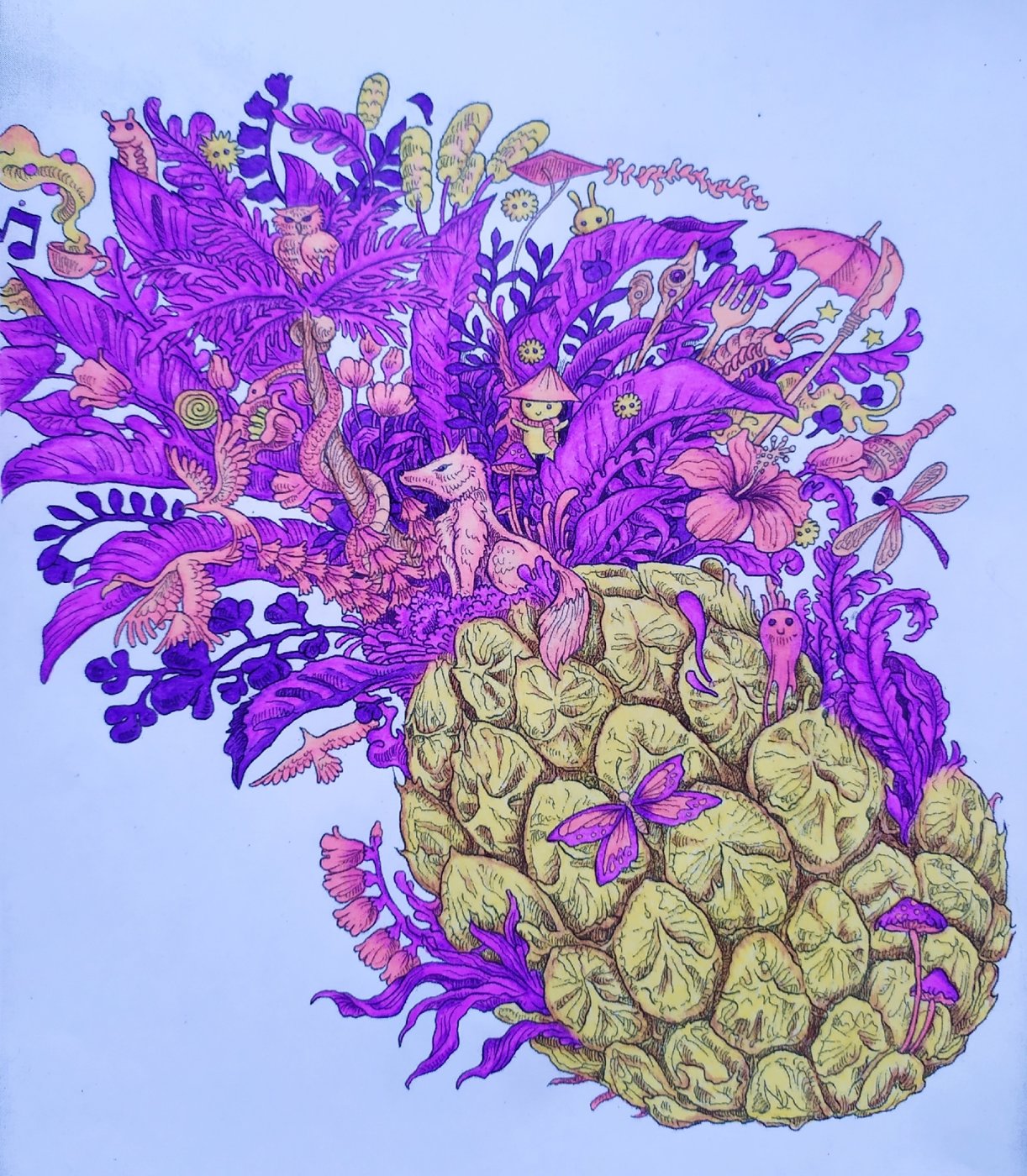 Работа от Daria_colloring_hobby