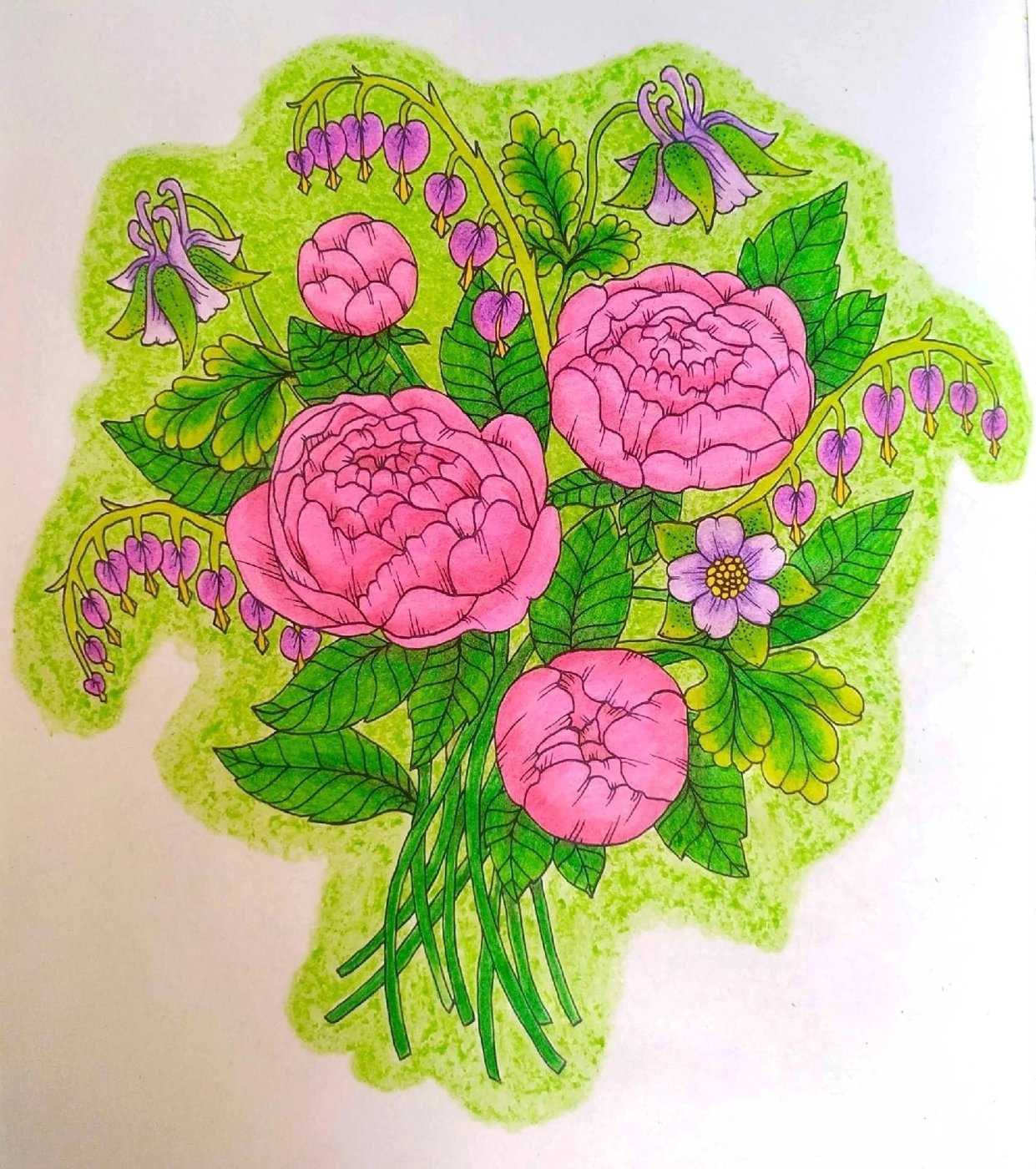 Работа от Daria_coloring_hobby