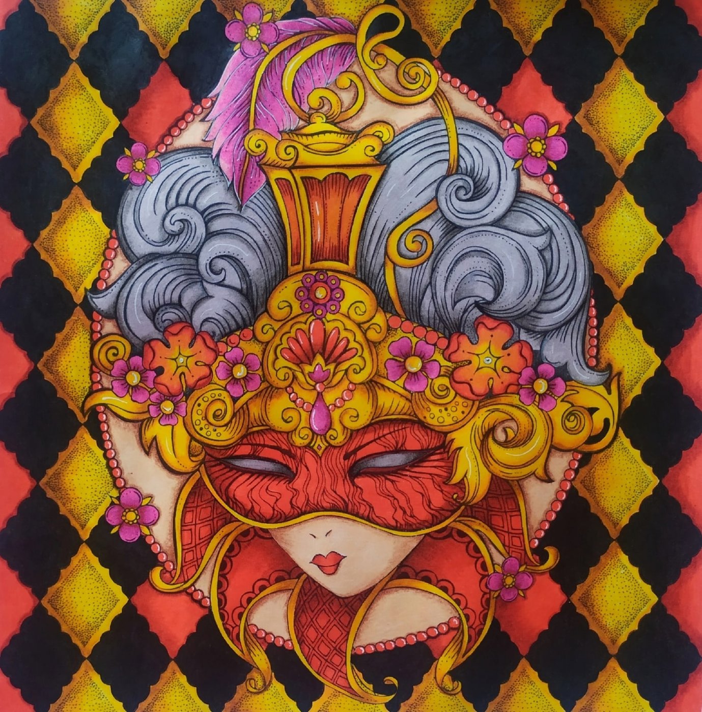 Работа от Daria_colloring_hobby