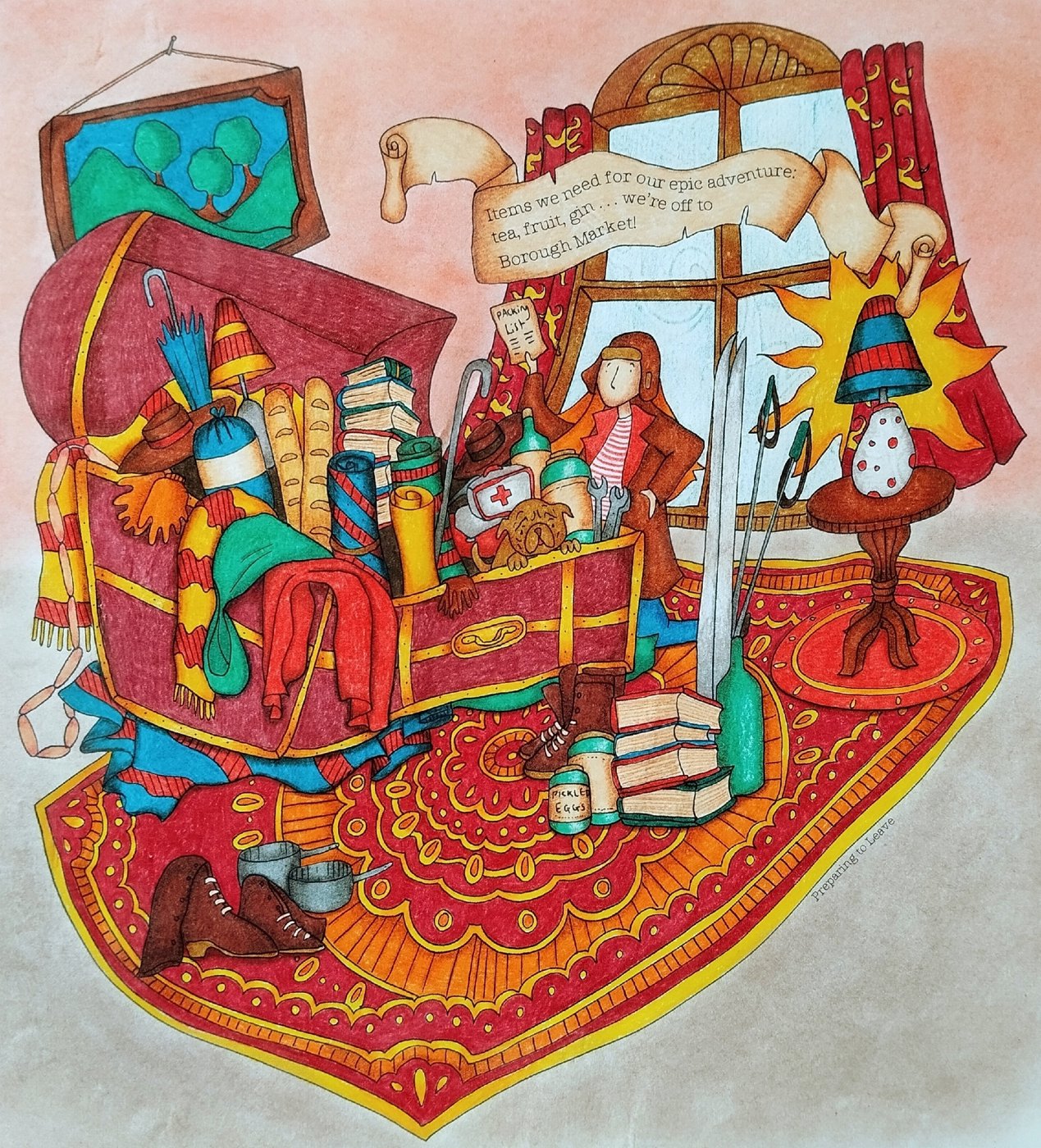 Работа от Daria_colloring_hobby