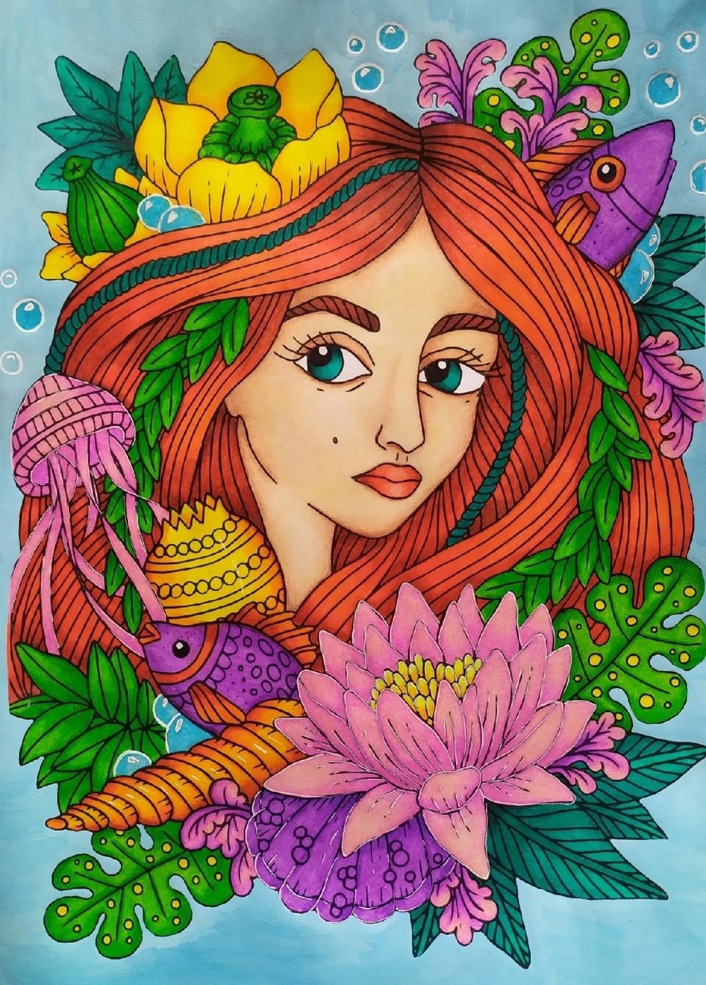 Работа от Daria_colloring_hobby