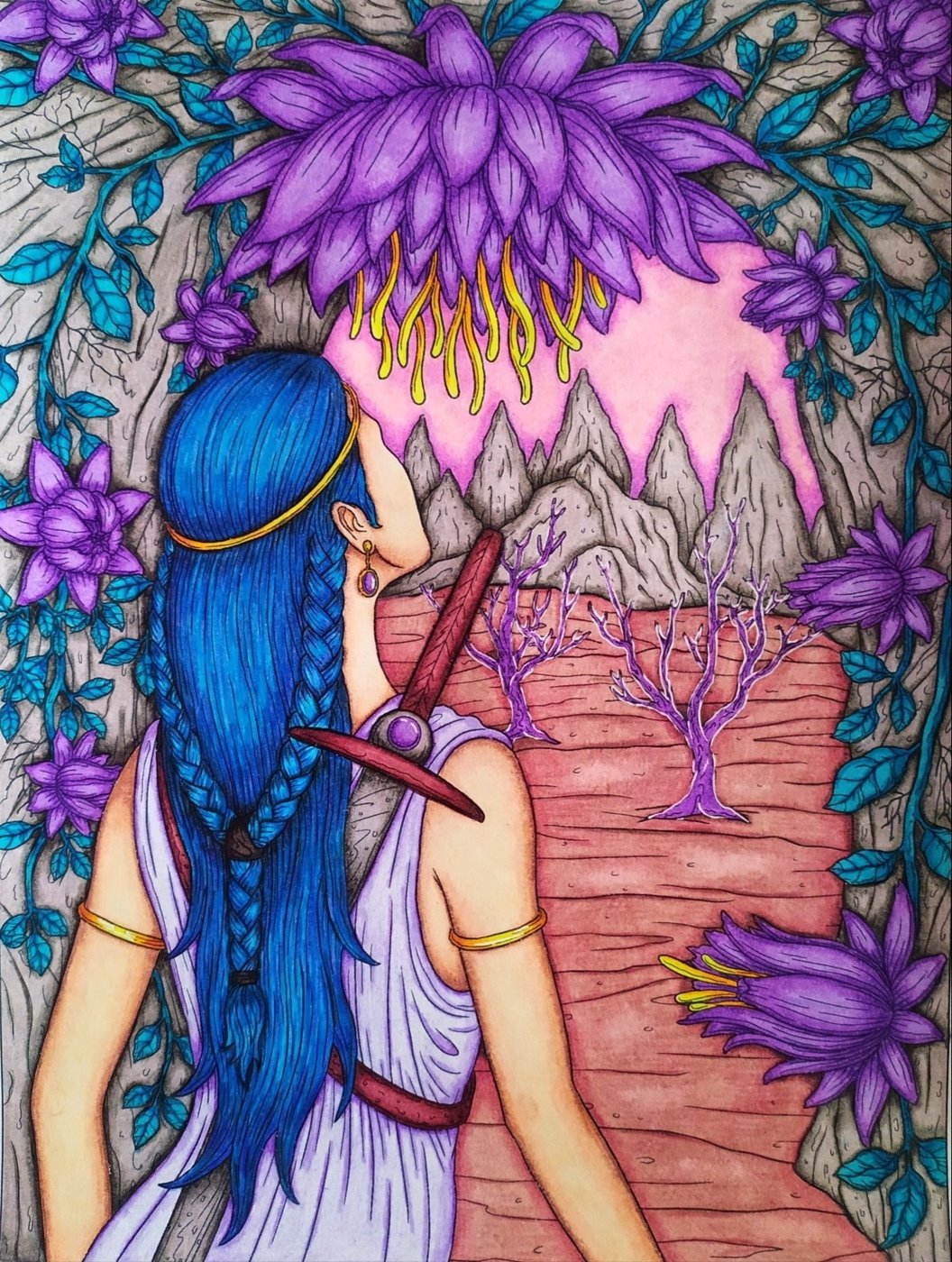 Работа от Daria_colloring_hobby