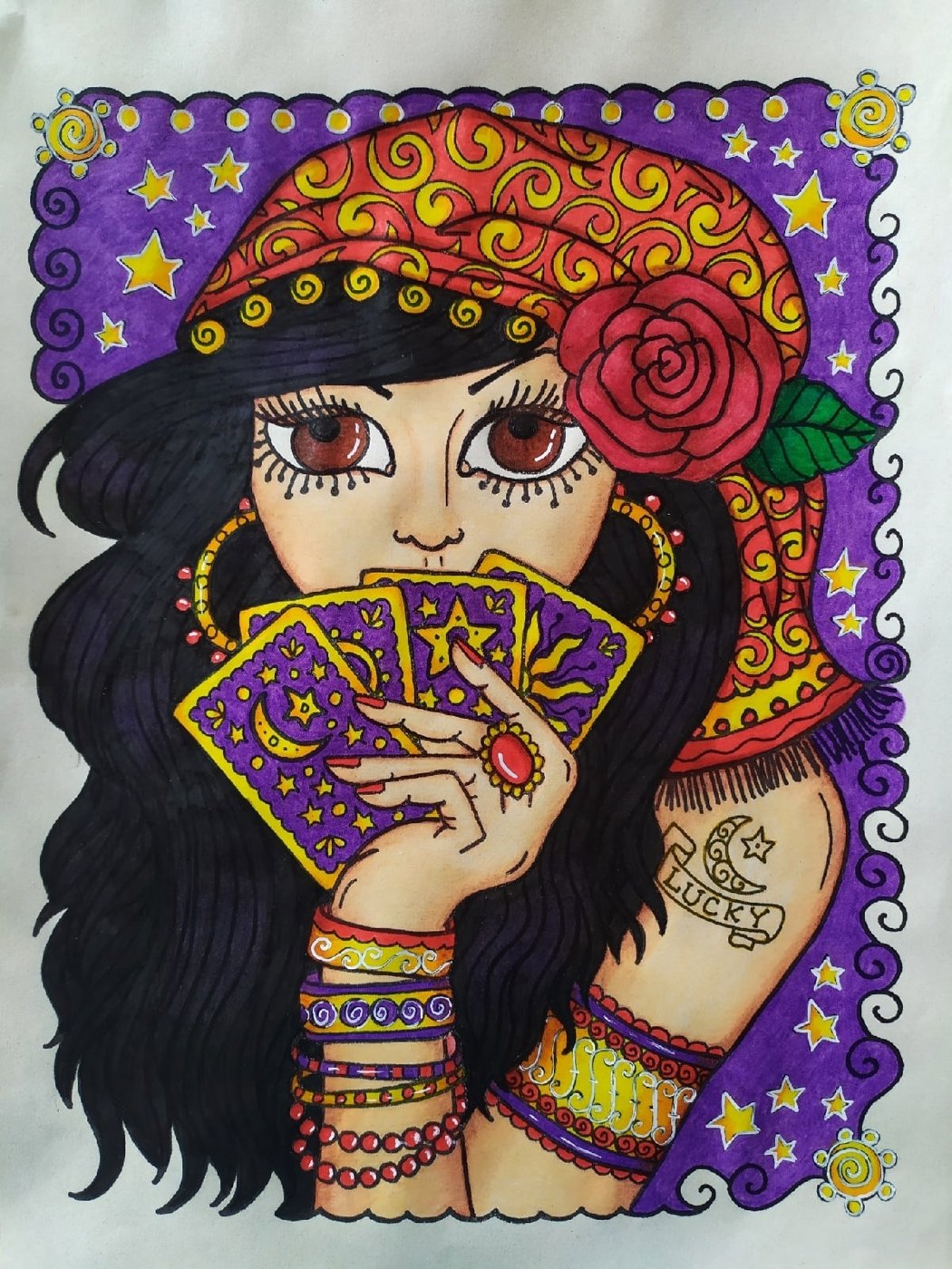 Работа от Daria_colloring_hobby