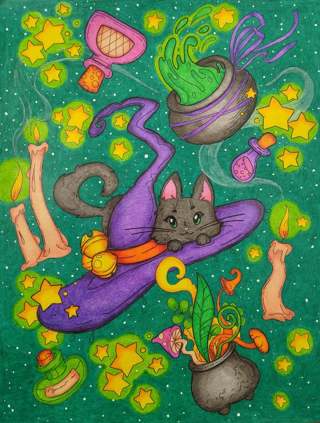 Работа от Daria_coloring_hobby