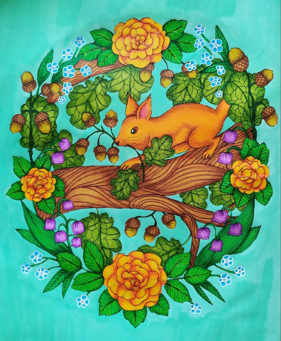 Работа от Daria_coloring_hobby