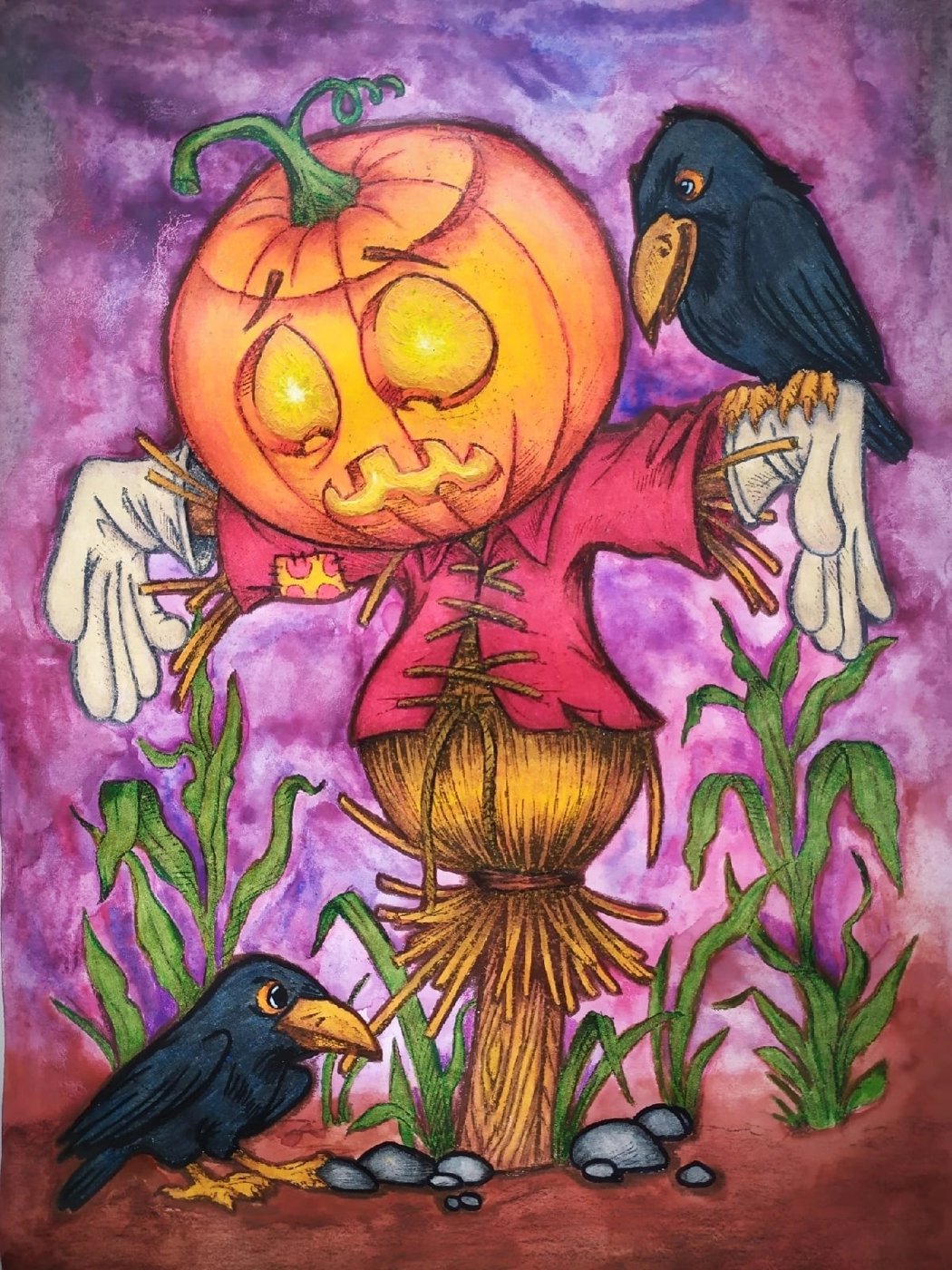 Работа от Daria_colloring_hobby