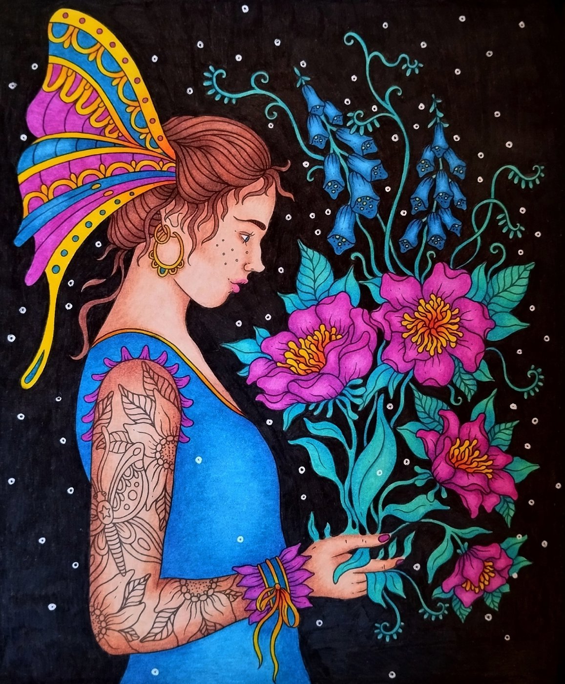 Работа от Daria_coloring_hobby