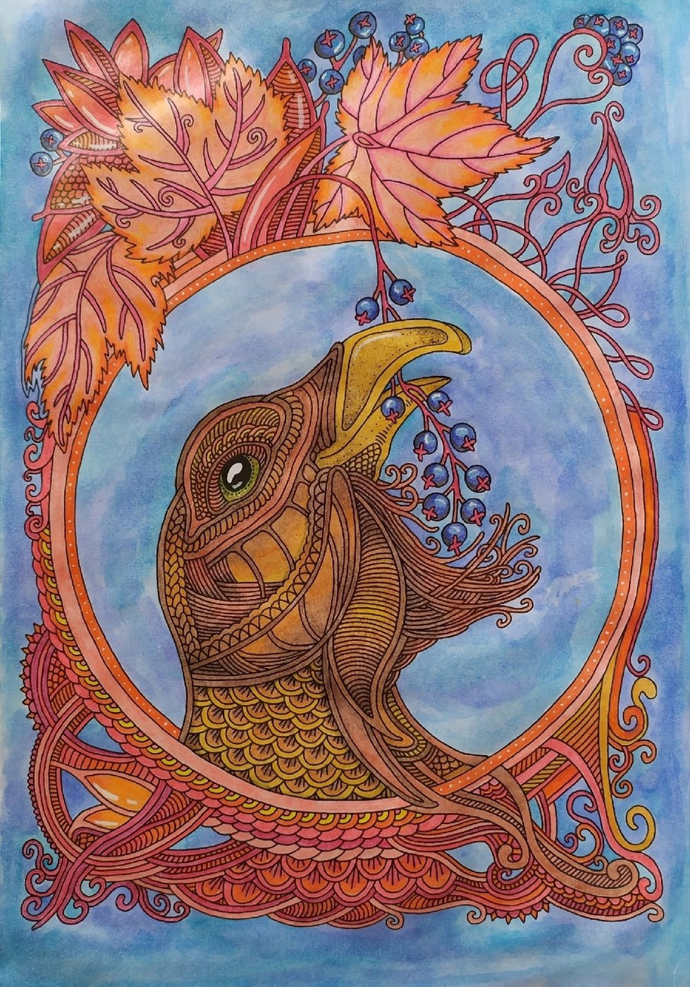 Работа от Daria_colloring_hobby