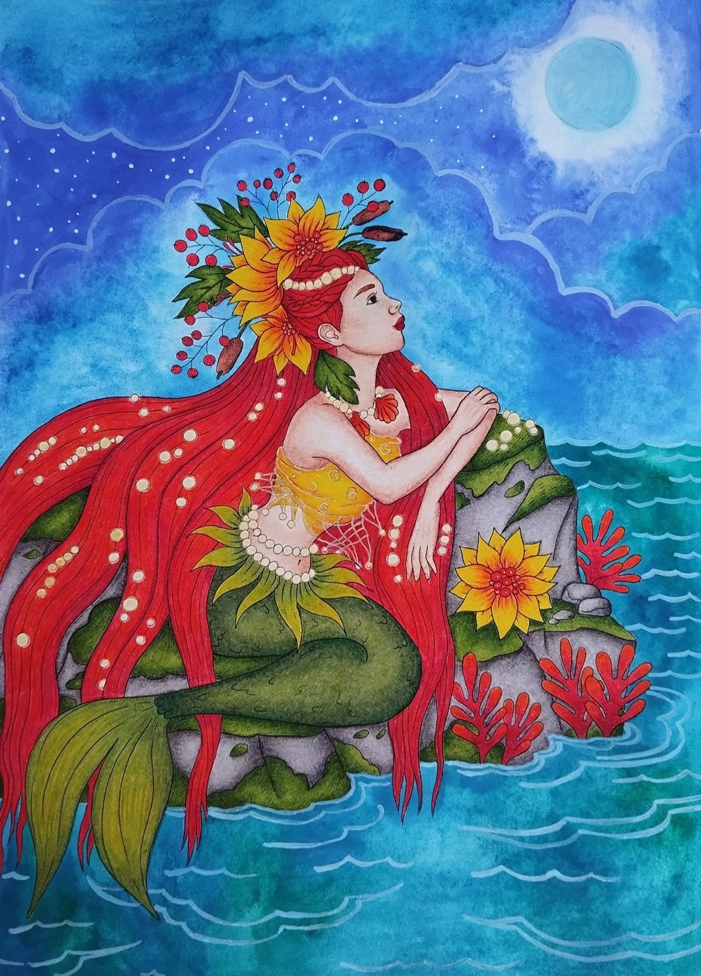 Работа от Daria_colloring_hobby