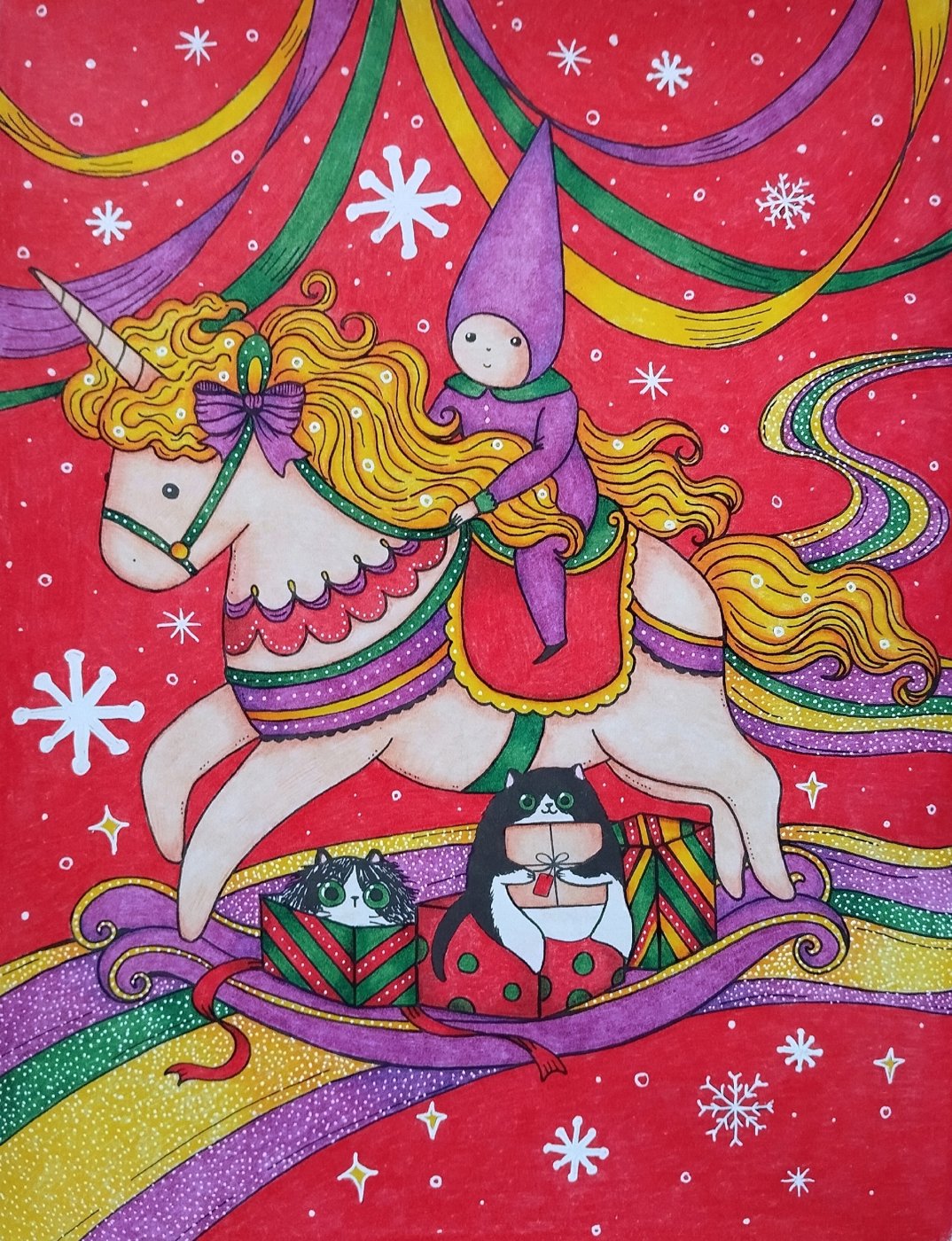 Работа от Daria_colloring_hobby