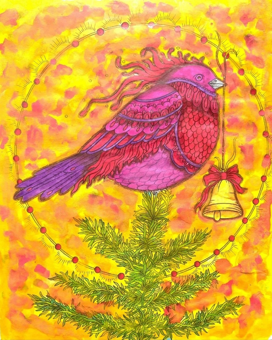 Работа от Daria_coloring_hobby
