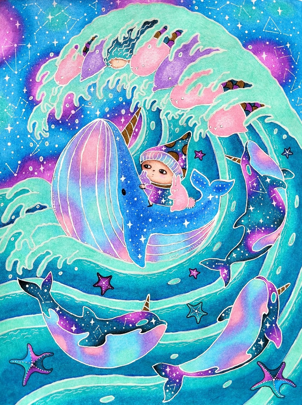 Работа от Daria_colloring_hobby