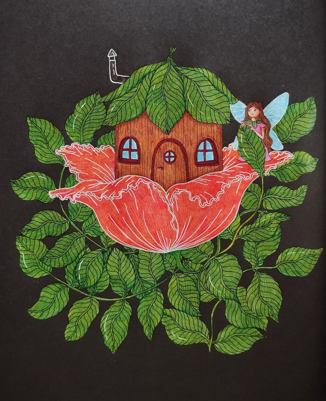 Работа от Daria_coloring_hobby