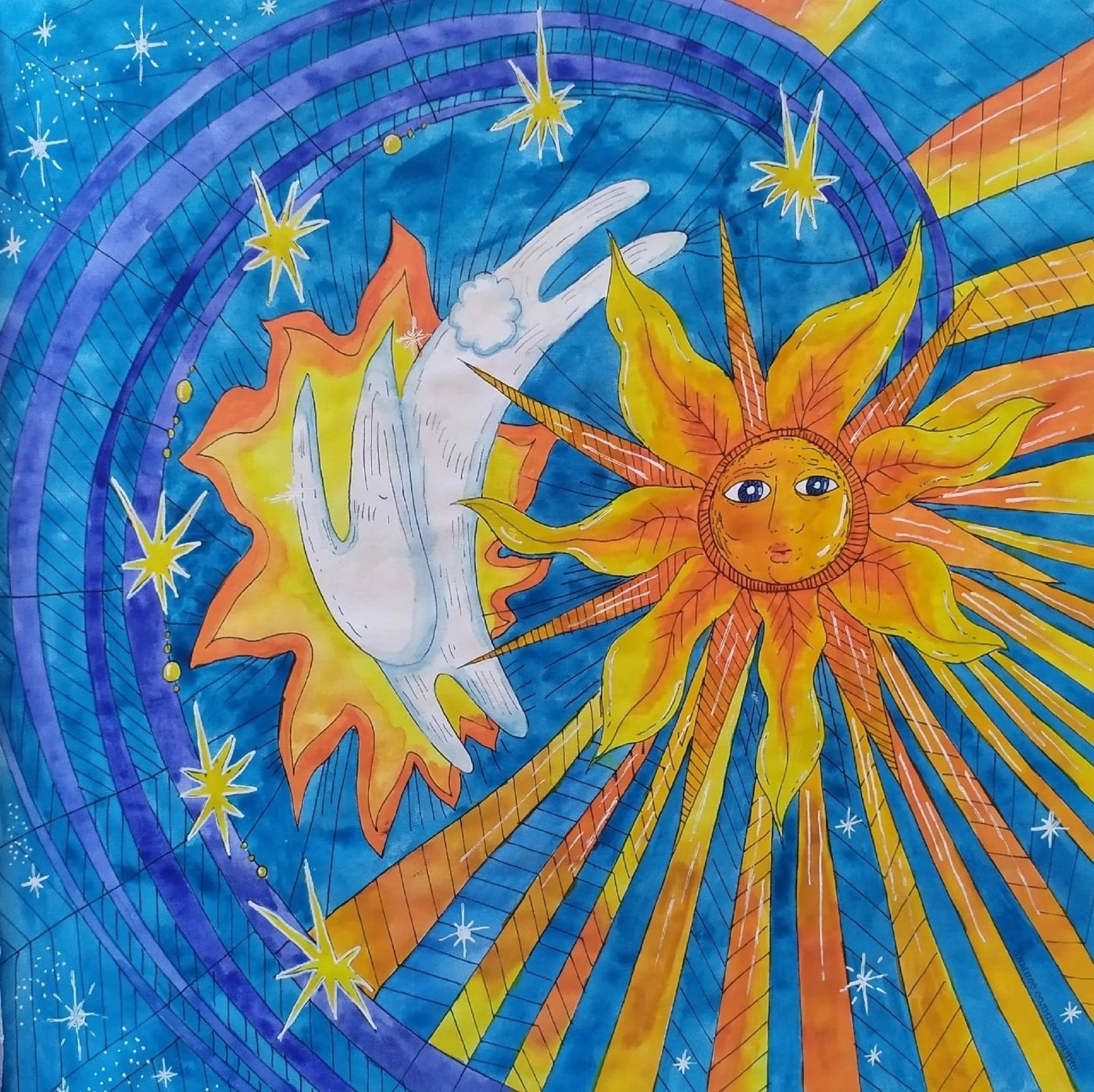 Работа от Daria_colloring_hobby