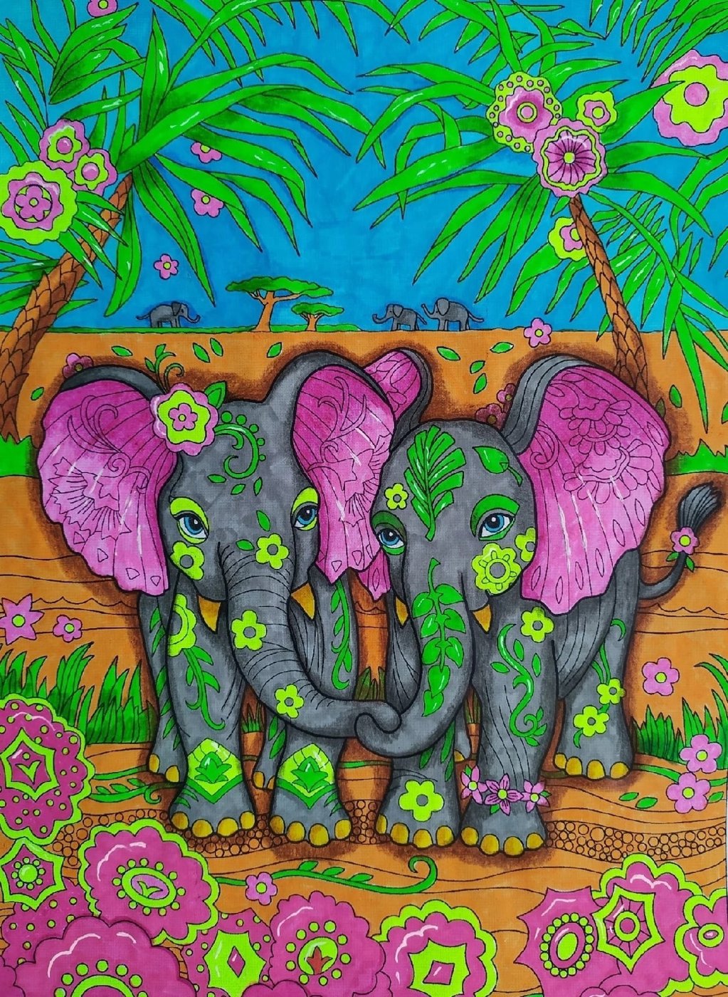 Работа от Daria_colloring_hobby