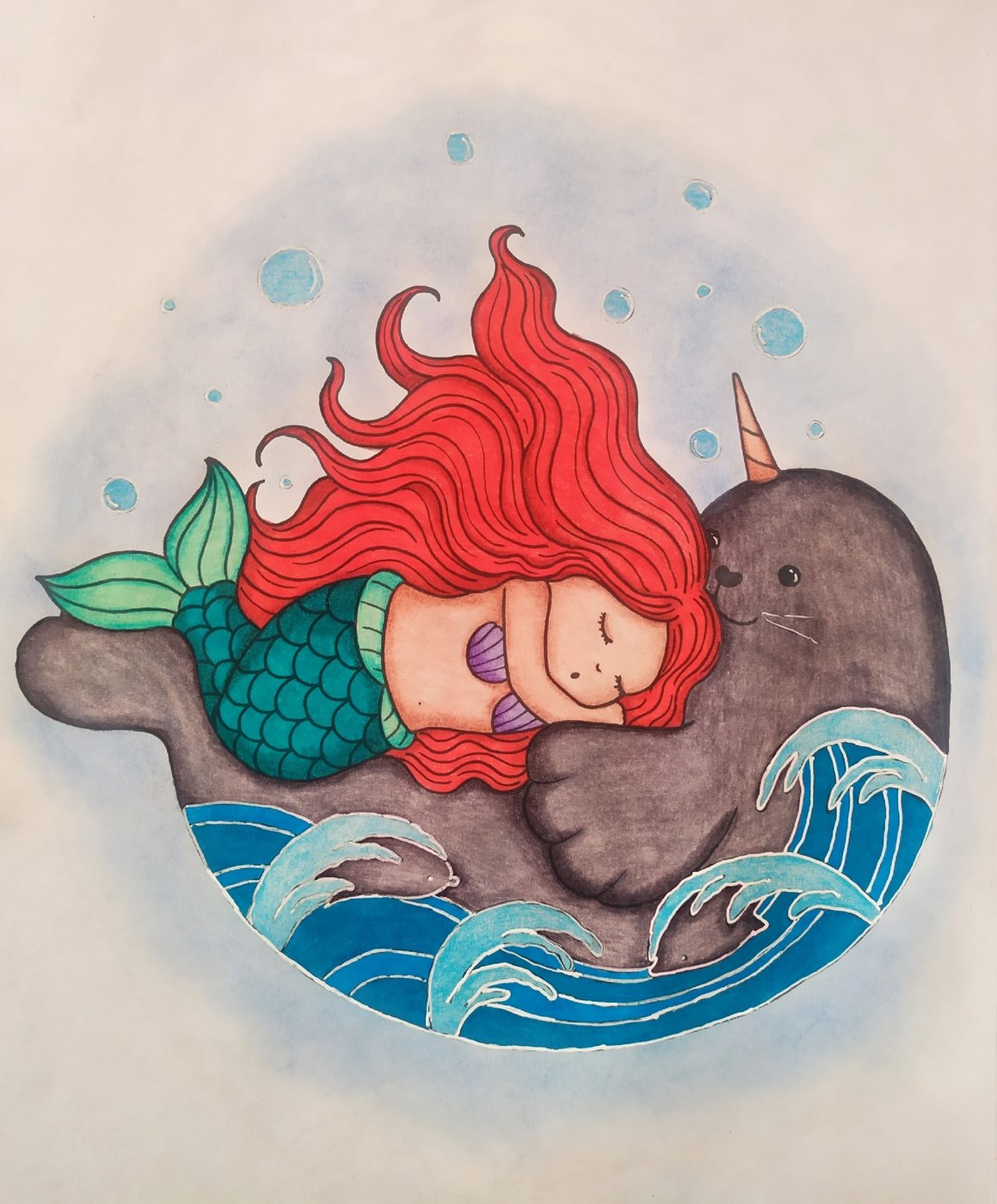 Работа от Daria_colloring_hobby