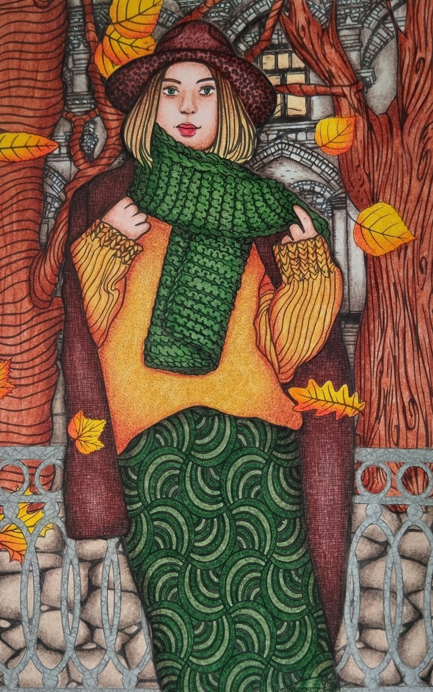 Работа от Daria_coloring_hobby