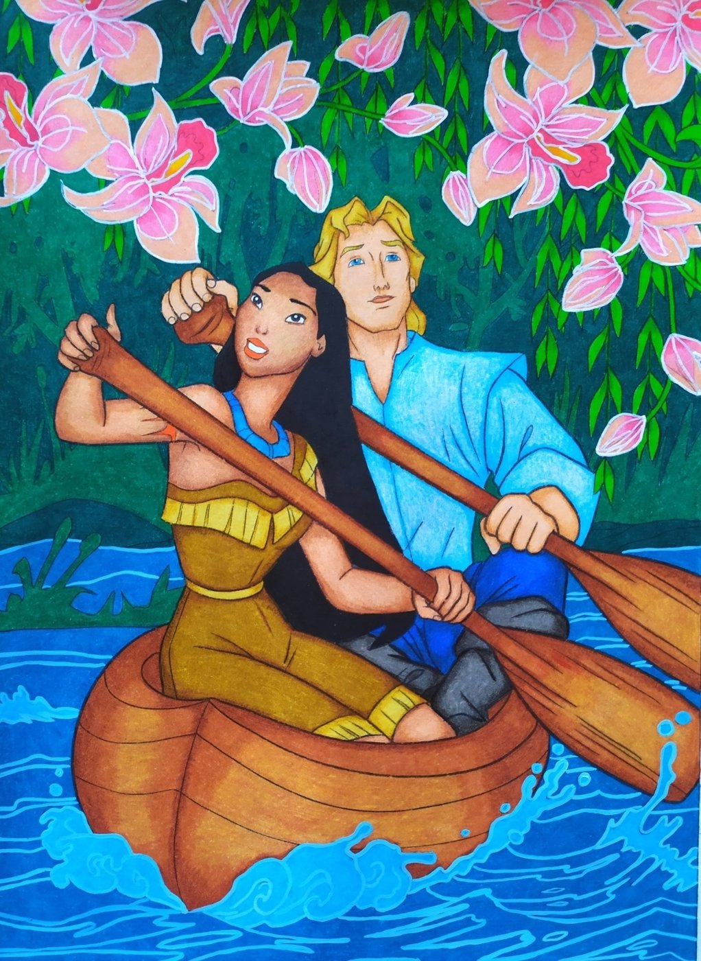 Работа от Daria_colloring_hobby