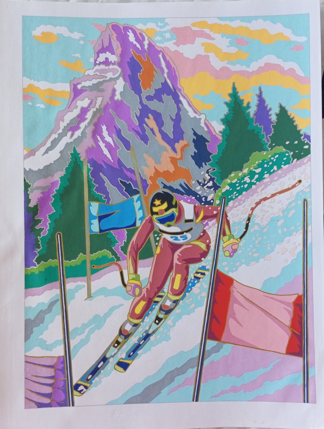 Лыжный слалом от Julia White