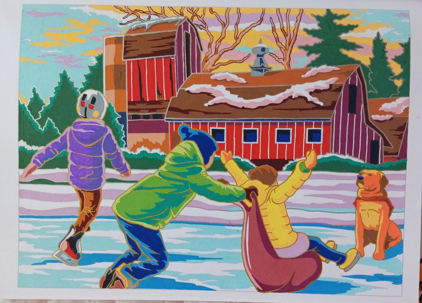 С друзьями на льду от Julia White