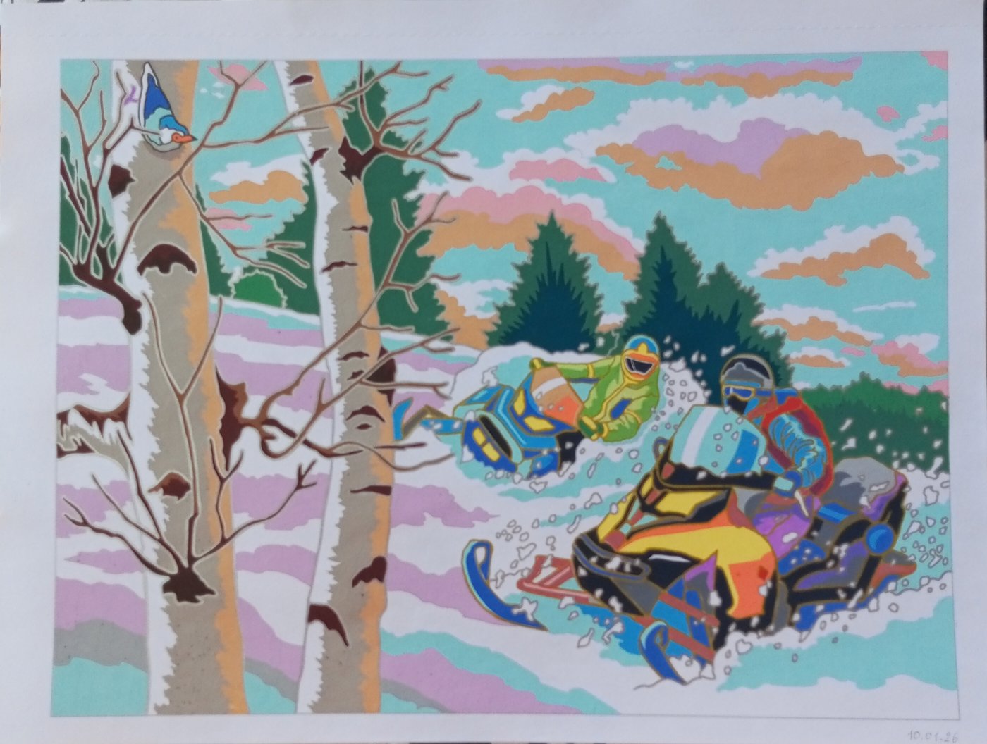 Снежные гонки от Julia White