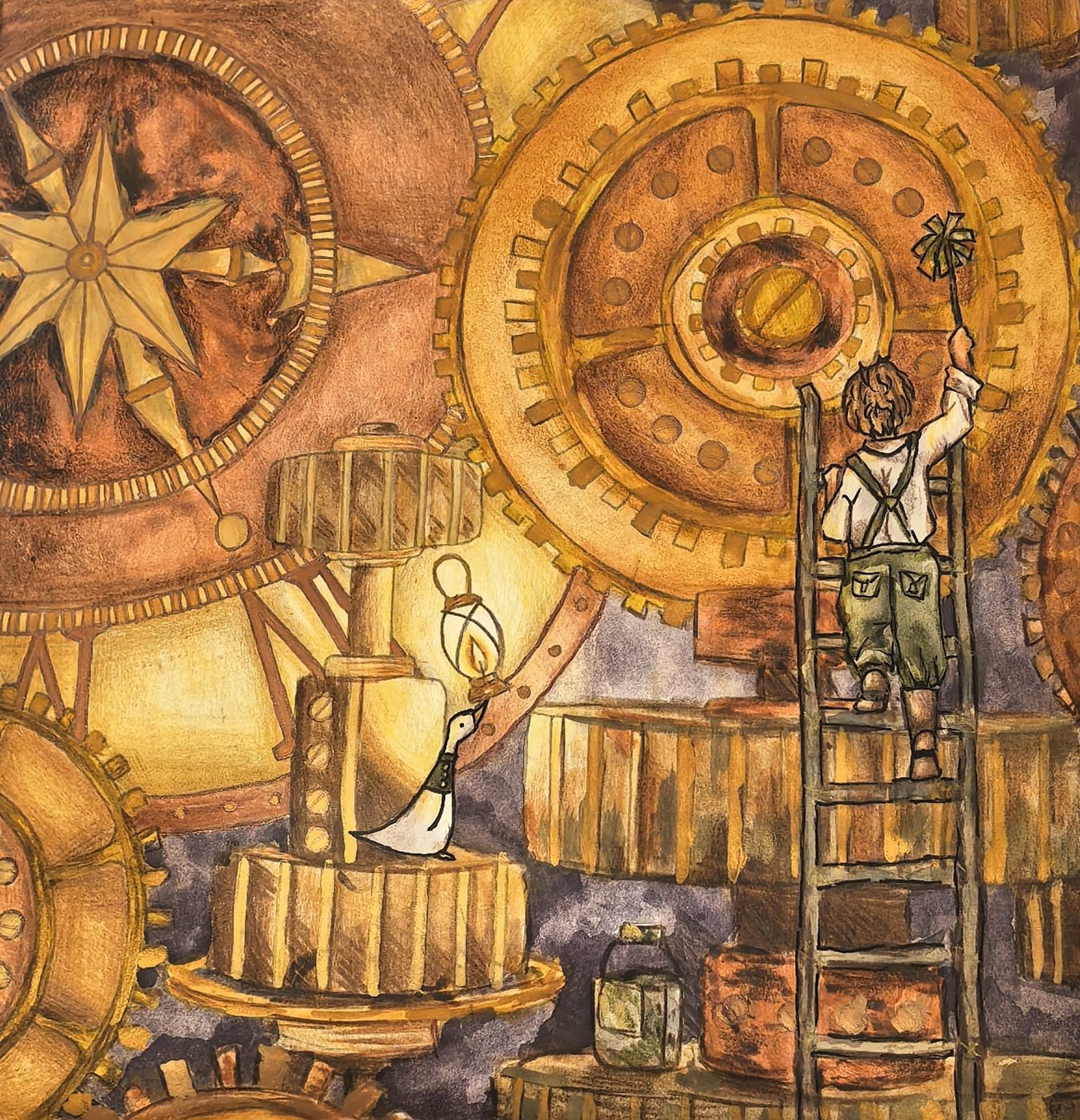 Inside the Polaris Clock Tower от ArtKryazh