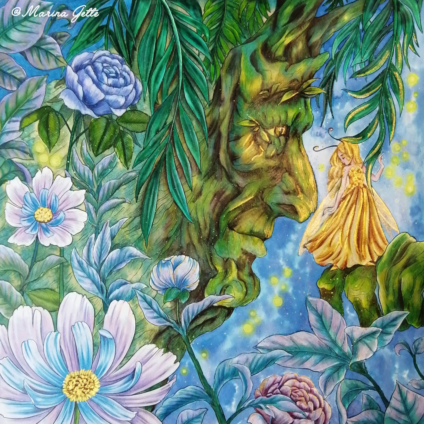 Лесной дух и феечка (блестяшки) от Marina_Gette