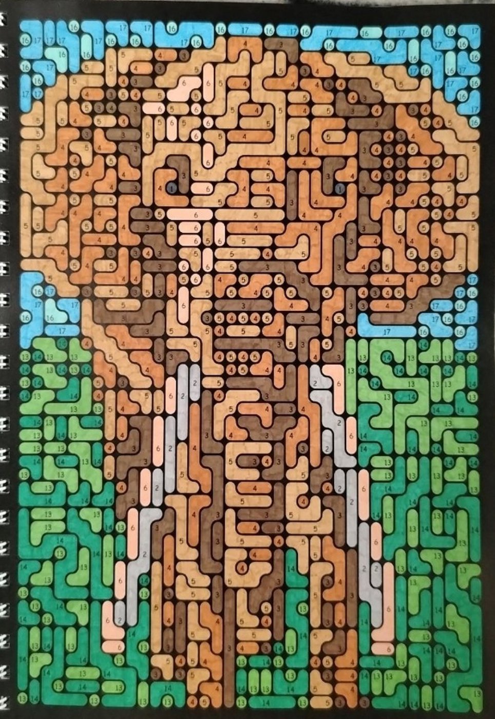 «Lines Dots Quest Animals Color By Numbers for Adults от Misha