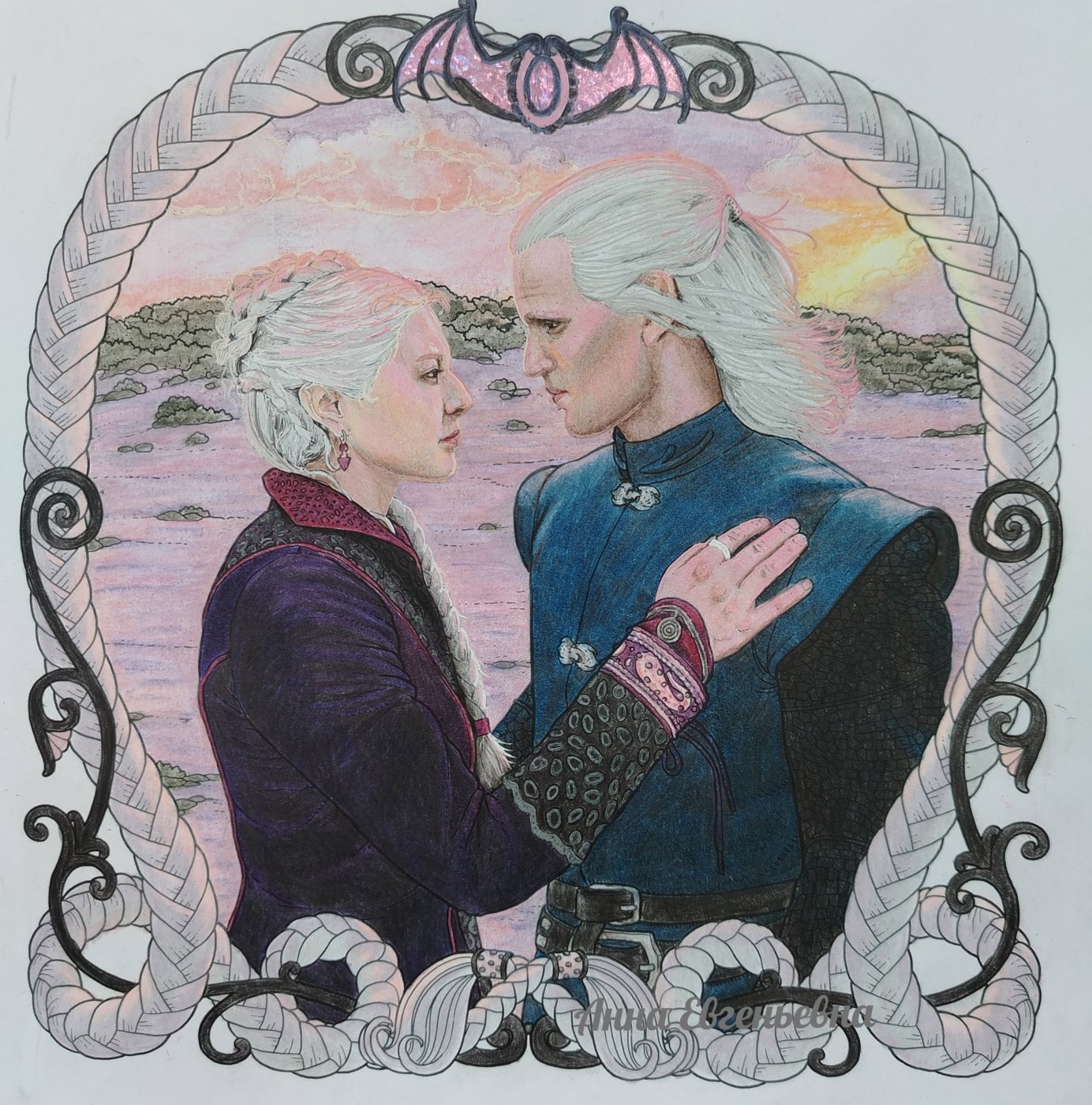 Рейнира и Деймон от Anna Evgenievna