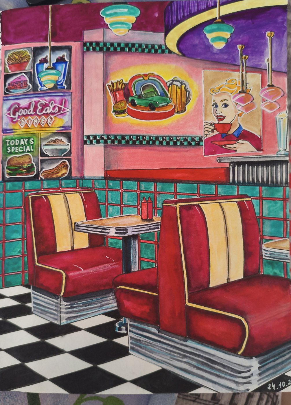 Работа от КраскиРаскраски