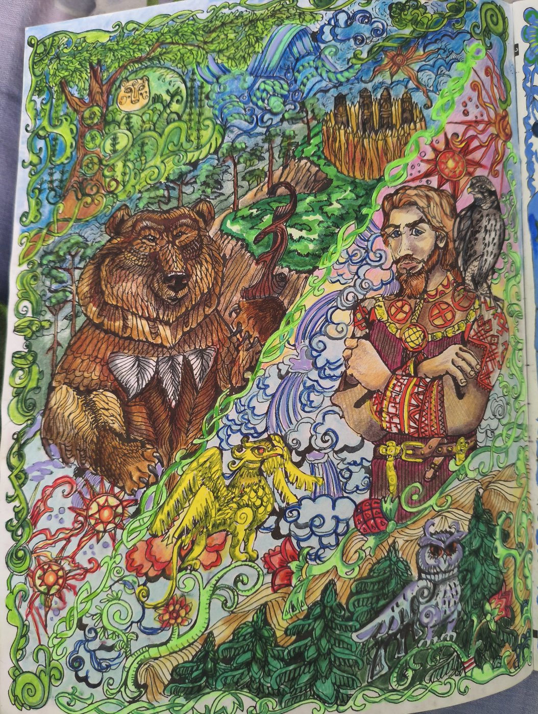 Работа от КраскиРаскраски