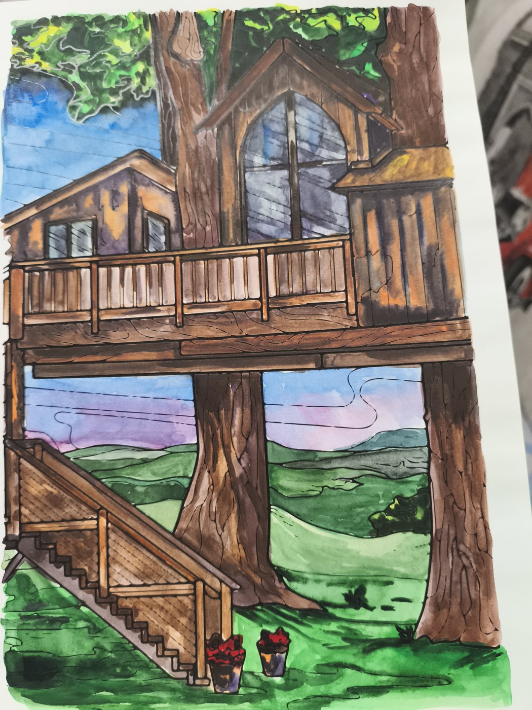 Работа от КраскиРаскраски