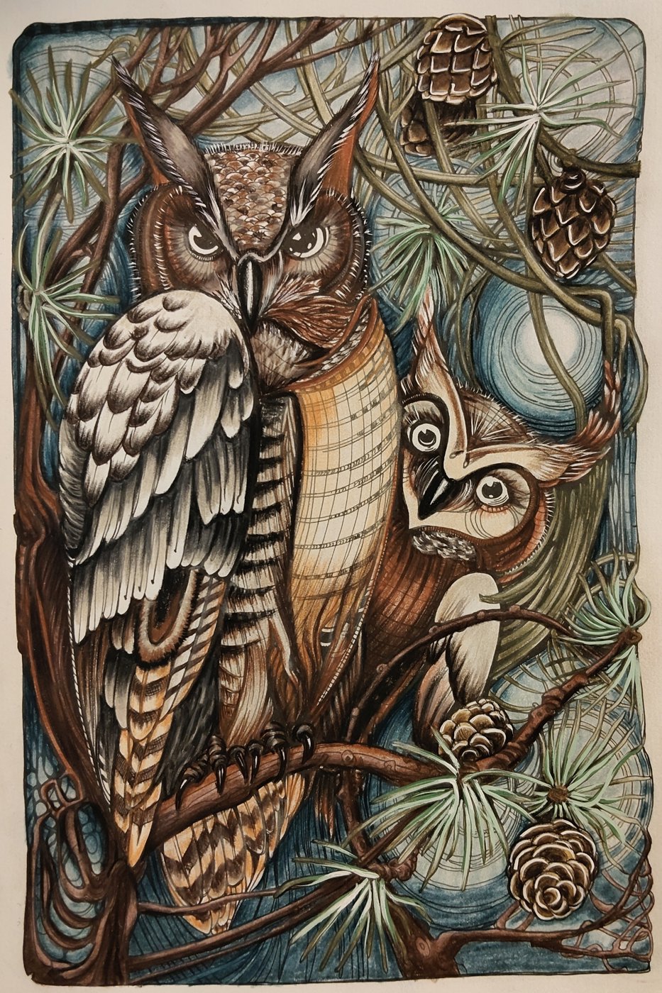 Совы от Alifira