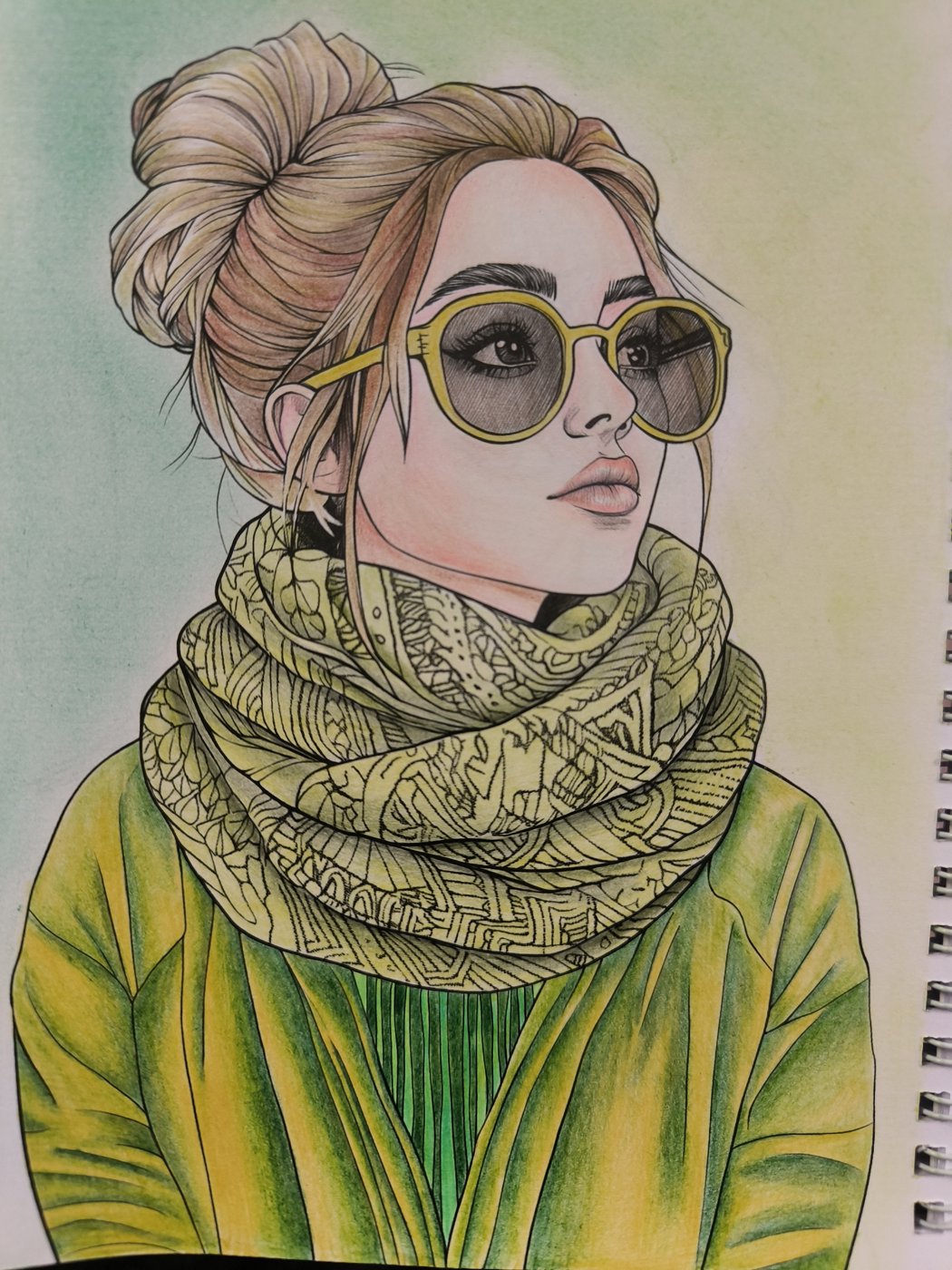 Девушка с очками от VikaS