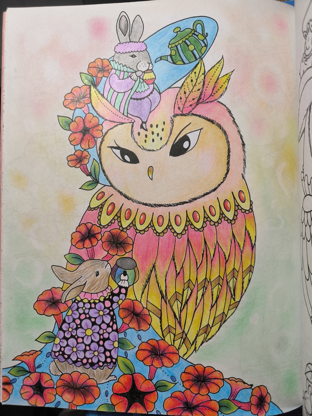 Сова и зайчики от VikaS