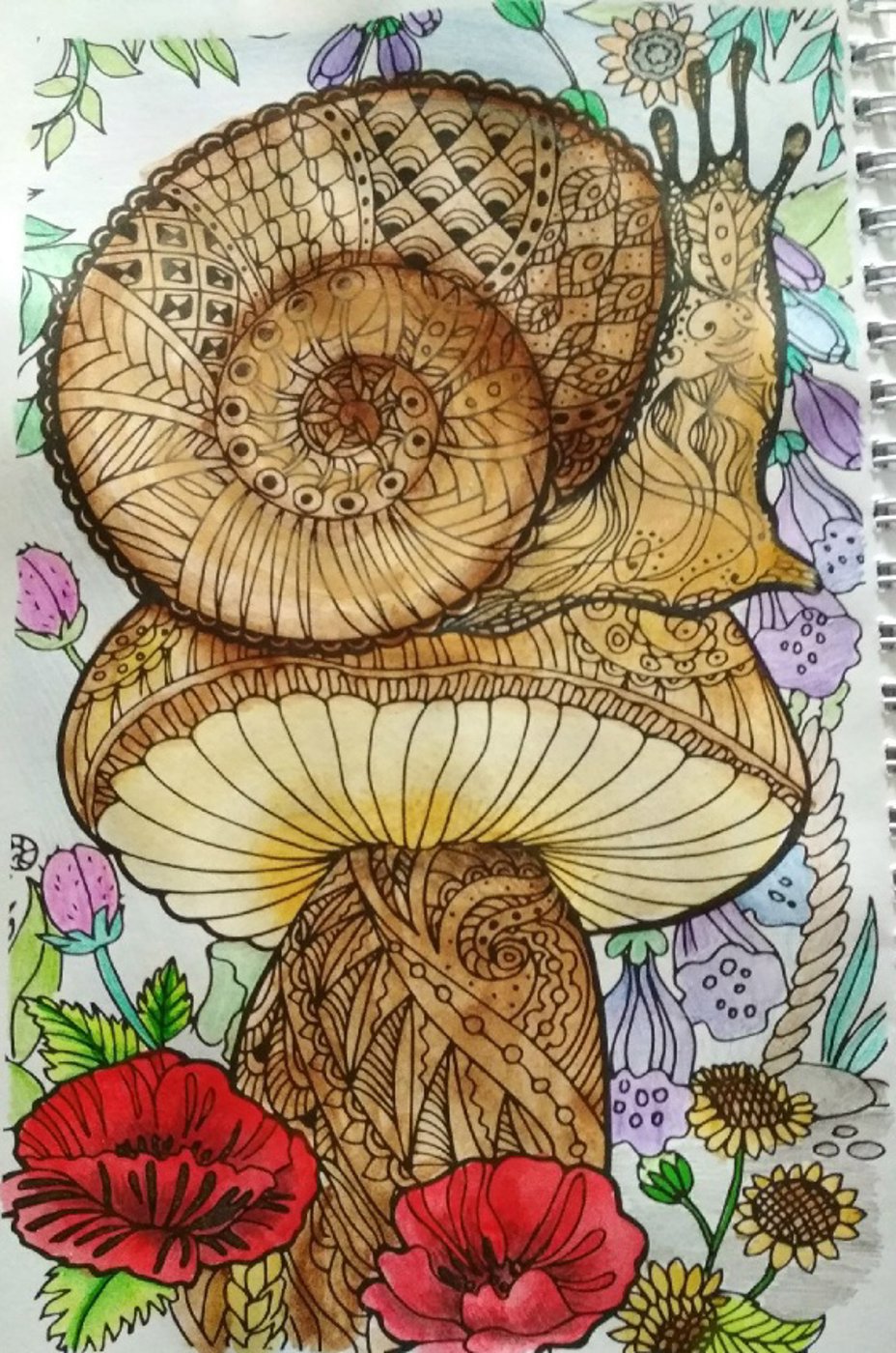 Улитка с грибочком от VikaS